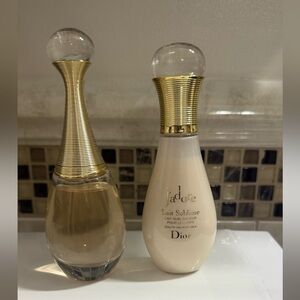 Dior J'adore Gold perfume and lotion set NWOB!